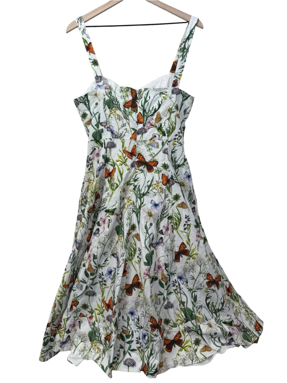 Avec Les Filles A-Line Midi Dress Size 14
Butterfly Print Cottage Feminine NWT - Picture 5 of 15